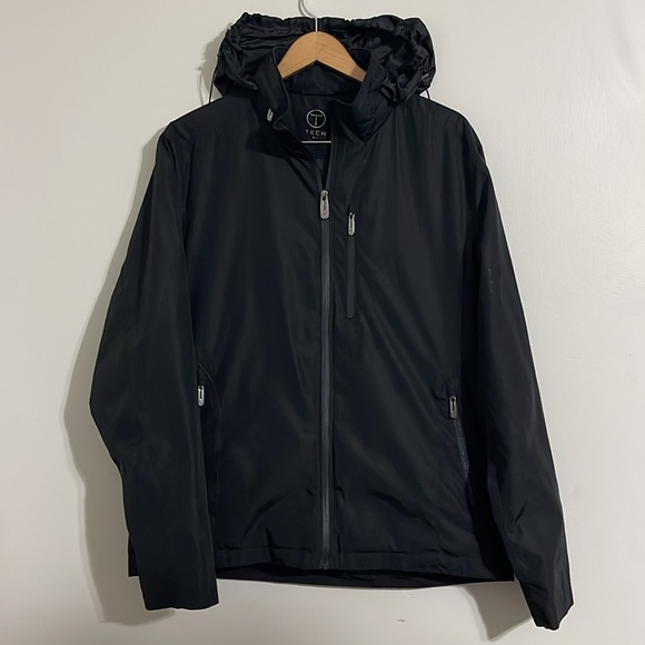 Tumi Tech men’s Black Jacket Large - Picture 1 of 8